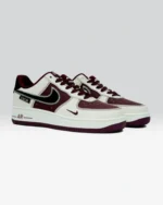 Nike Air Force 1 Low x Dior Maroon White - Image 2